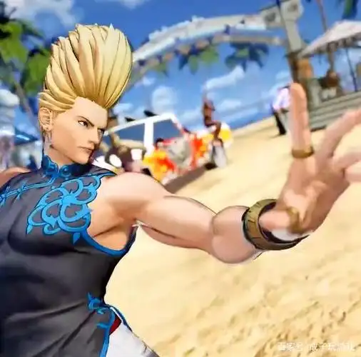 「拳皇」金色扫把头,性感紧身衣以及放电技能你知道是谁吗