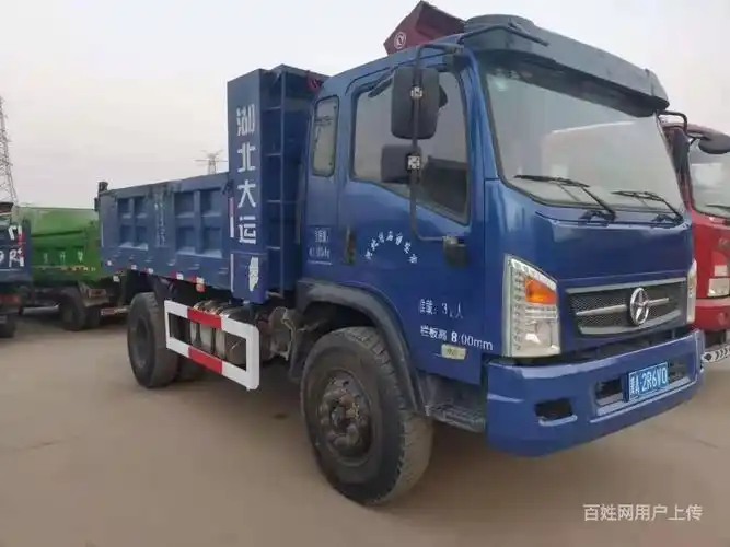 急卖2台17年国五大运运途160蓝牌自卸车