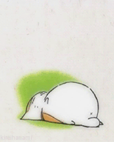 夏目友人帐 趴下 鼻涕泡 睡觉 搞笑