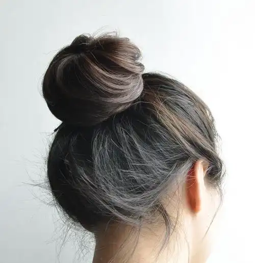 蓬松丸子头扎法图片大全甜美减龄片