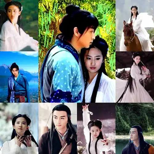 当陈晓版杨过与刘亦菲版小龙女同框,这才是我们心目中的神雕侠侣