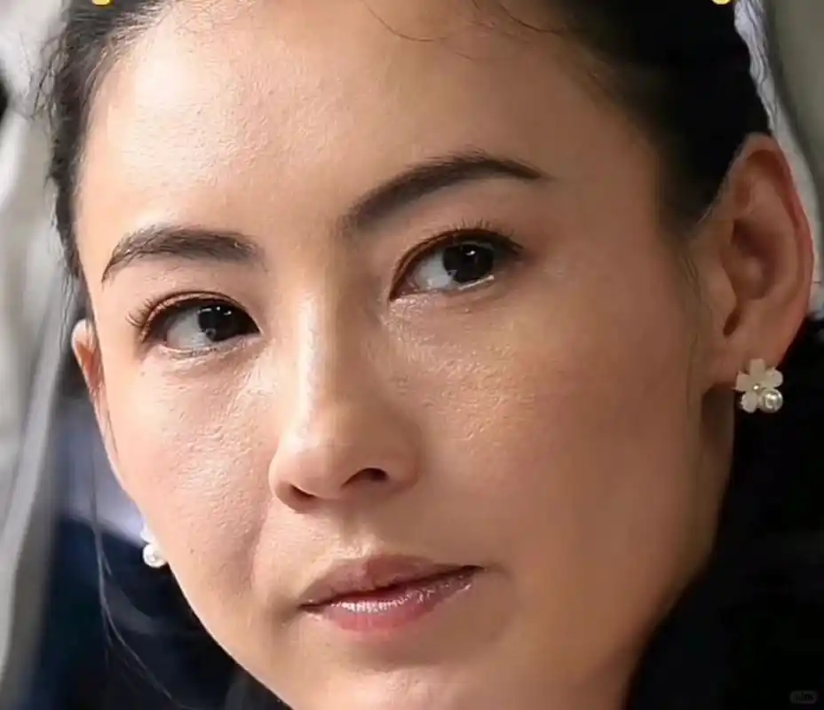 素颜张柏芝,美得不可方物!