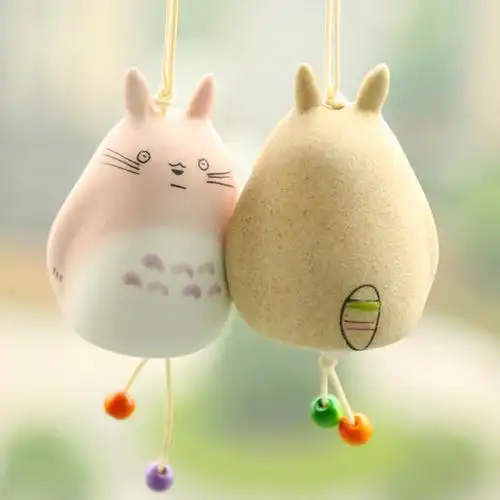 三年二班●家饰 手工彩陶陶瓷风铃 可爱手绘 门饰挂件创意礼物