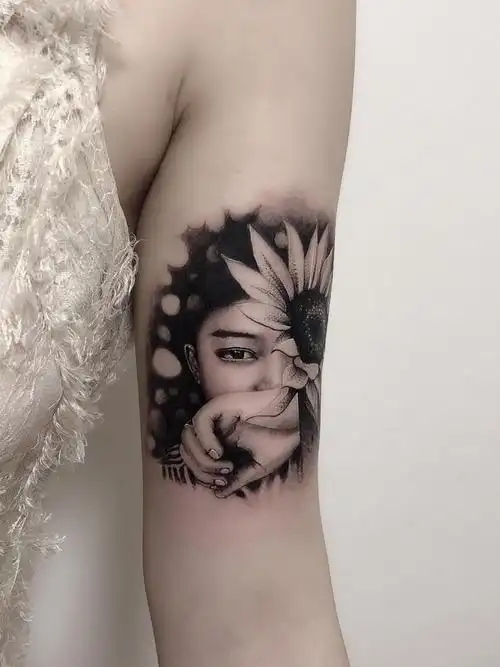 思念_纹身图案手稿图片_seven的纹身作品集