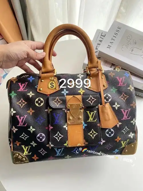 lv黑三彩sp30 lv黑三彩波士顿30