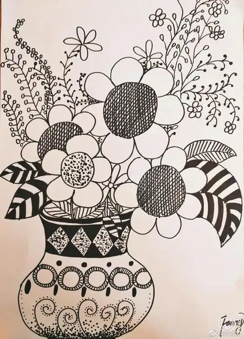 画画就是要疯狂,7种创意线描,颜值好看又耐看,一定要收藏哦!