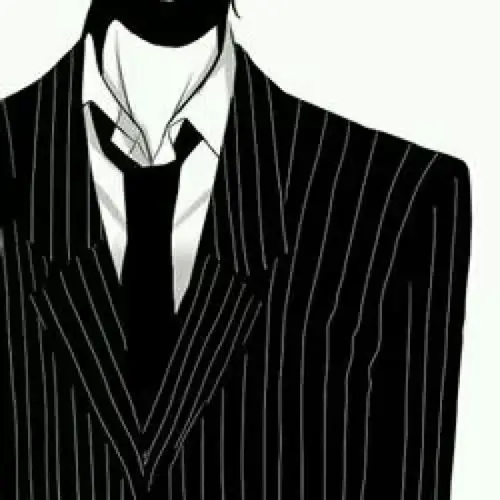 二次元 动漫 插图 男头 半身 西装