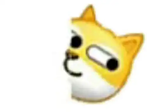 所以……大家自取吧 然后我发现微信的大黄脸表情包也有自带的狗头