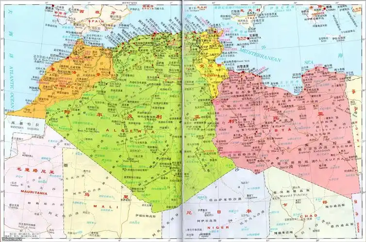 阿尔及利亚地图_地图窝