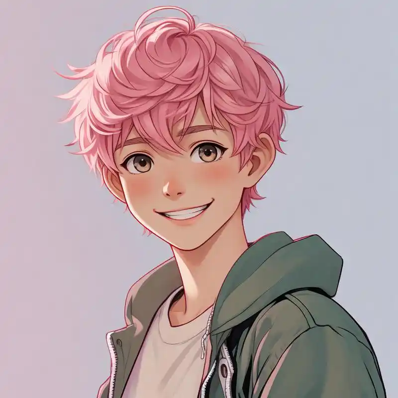 粉色系男生头像94快来挑选～ 亲们～这次带来的是粉色系男生头像哦!