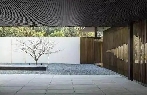 极简庭院,沉静,自然,美好!