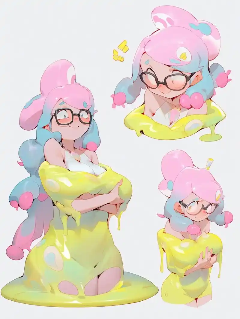 史莱姆女孩.#史莱姆 #史莱姆女孩 #角色设计 #立绘 #章 - 抖音