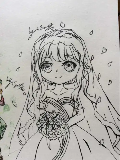 奇迹暖暖简笔画步邹