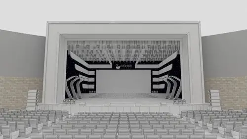 剧场企业会议活动舞台效果图