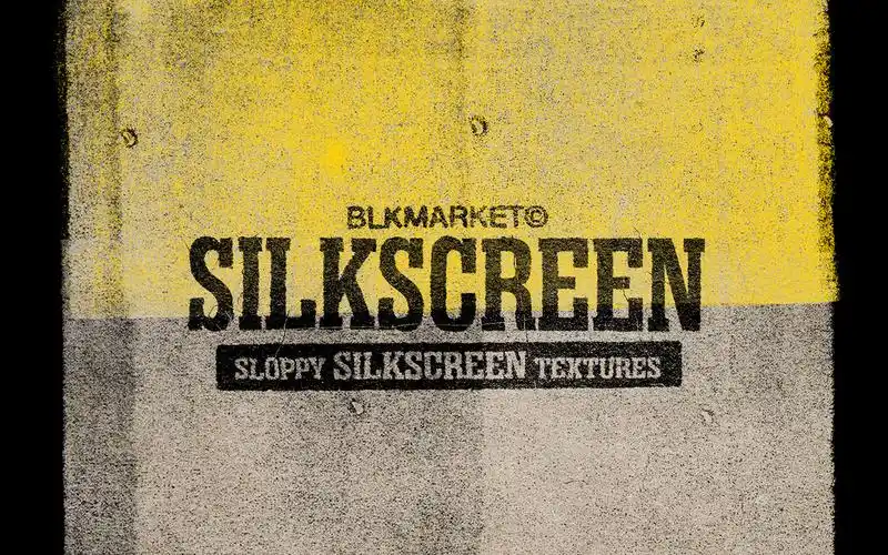 潮流10k高清粗糙墨水丝印纹理海报设计png透明背景图片素材 blkmarket