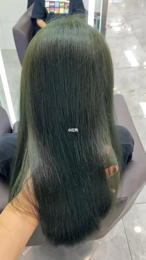 免漂发色亚麻闷青色