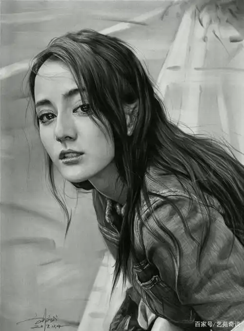 他画明星肖像,作品获得冷军和明星本人赞叹,并获14万赞