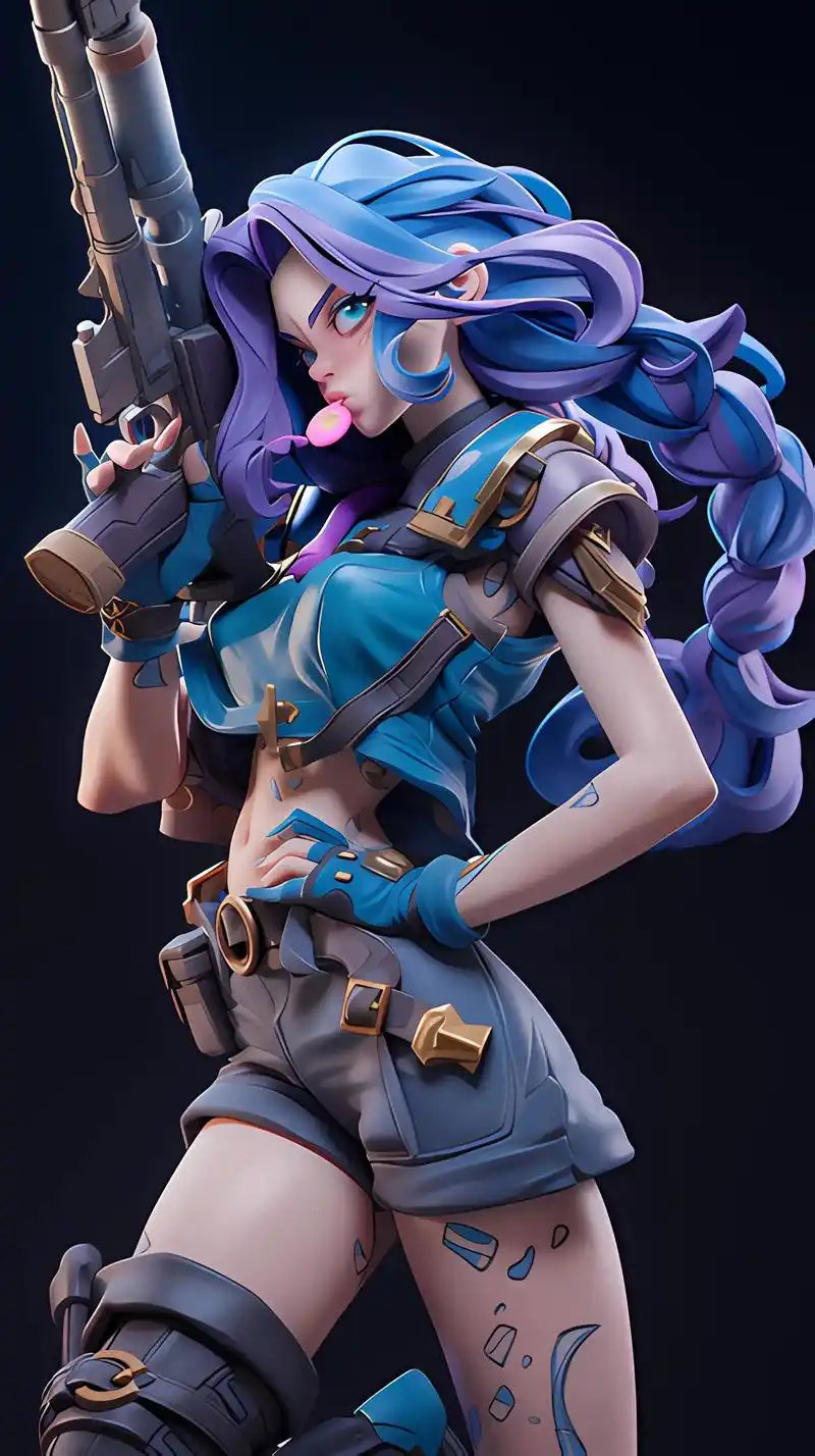 女警caitlyn(凯特琳),随时准备破案!#皮城女警 # - 抖音