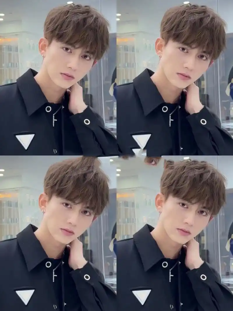 男生超自然立体摩根碎盖‖ 自然立体无需打理  男生超自然立体摩根碎