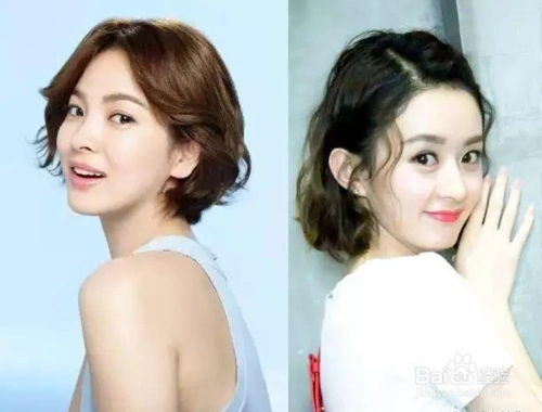 圆脸适合什么短发?圆脸短发发型图片