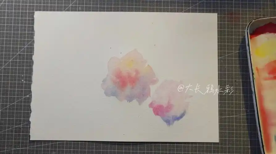 画画 ##绘画 #  6767#寻找小红书绘画大神  #玫瑰  #水彩画教程