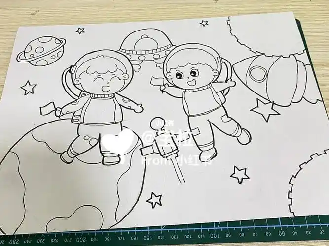 主题画我的梦想太空