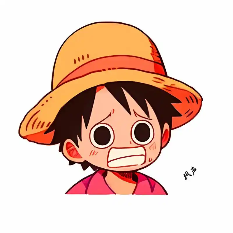 路飞可爱搞怪头像-第二弹.#海贼王 #动漫 #ai绘画 #头 - 抖音