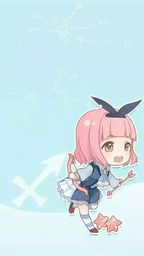 一套十二星座美少女的图片要萌