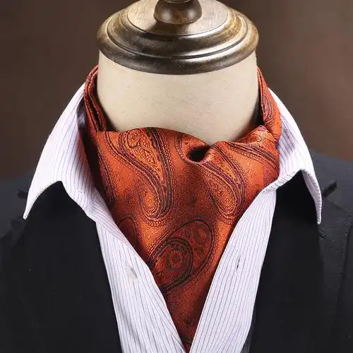 盛世尼曼雅西欧韩版领巾男士英伦正装商务西装领口丝巾潮男领口巾围巾