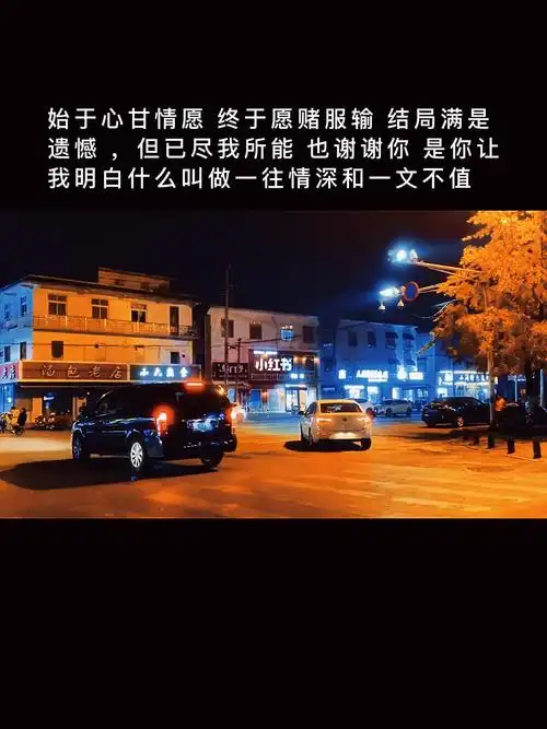 始于心甘情愿终于愿赌服输结局满是遗憾