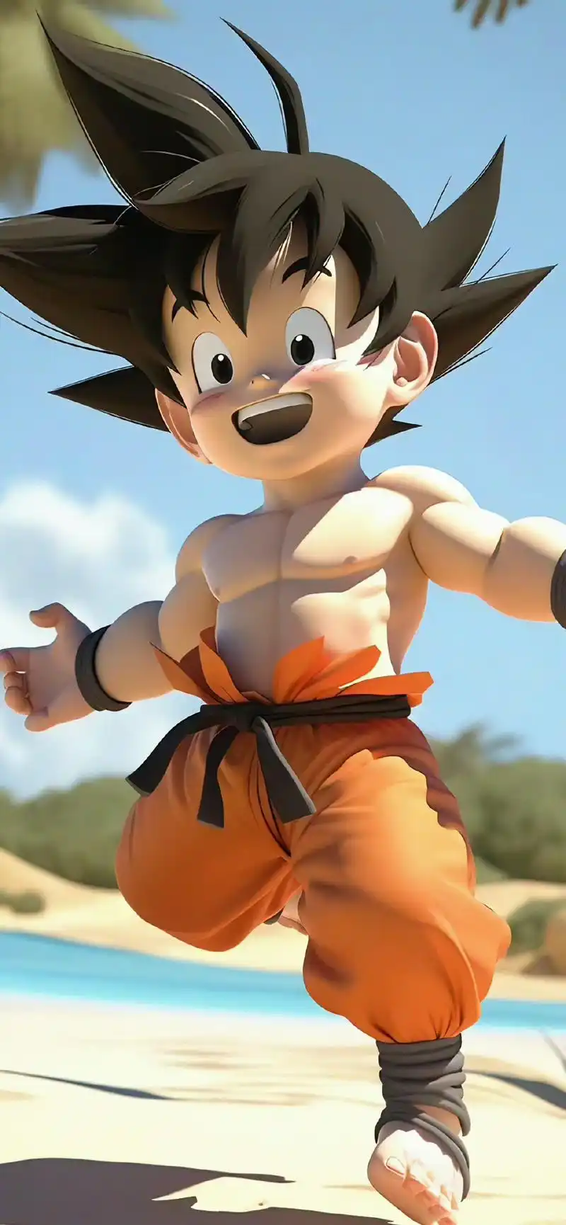 龙珠的赛亚人孙悟空4k高清壁纸