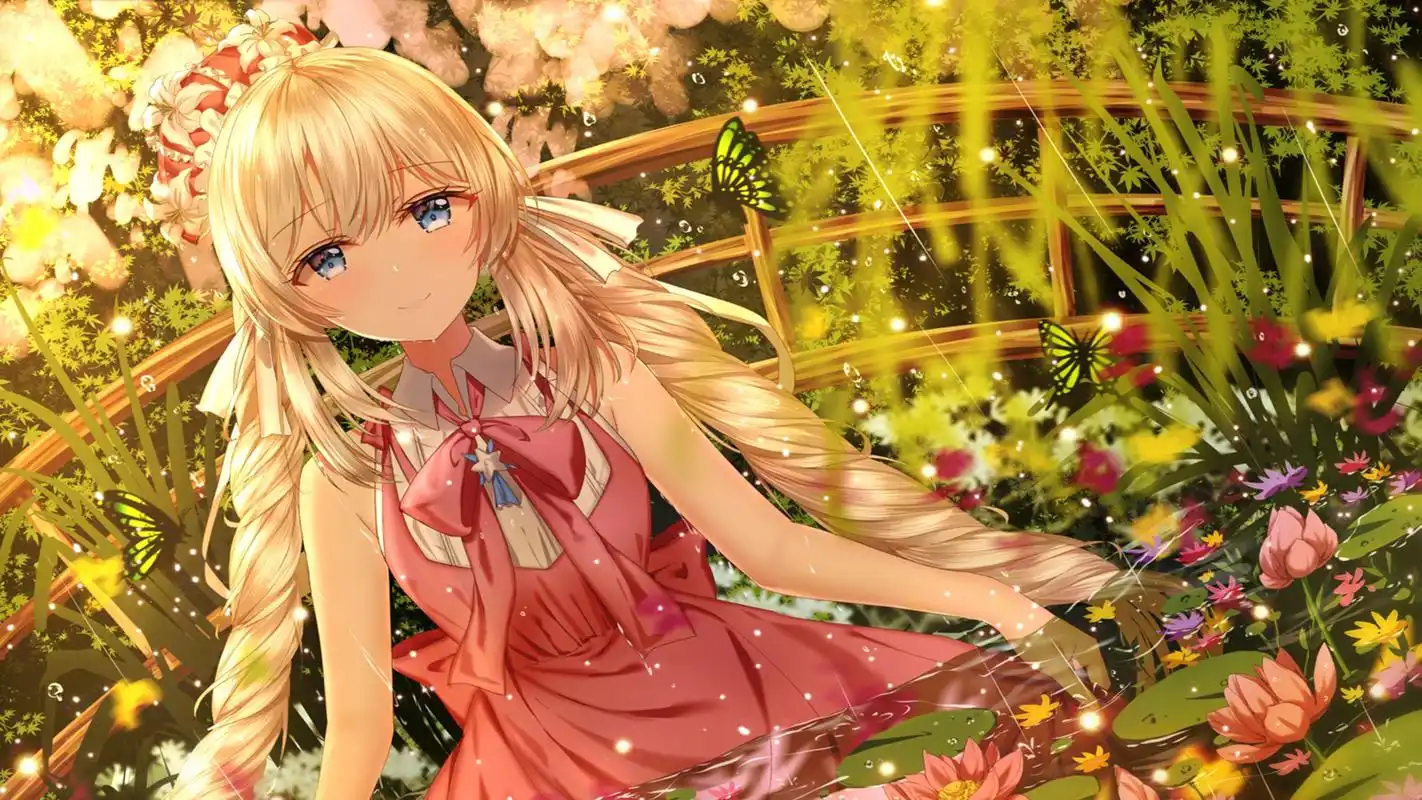 唯美动漫美女插画高清桌面壁纸-卡通动漫-手机壁纸下载-美桌网