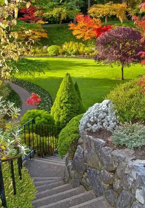 全球最美花园花开成海了太漂亮了