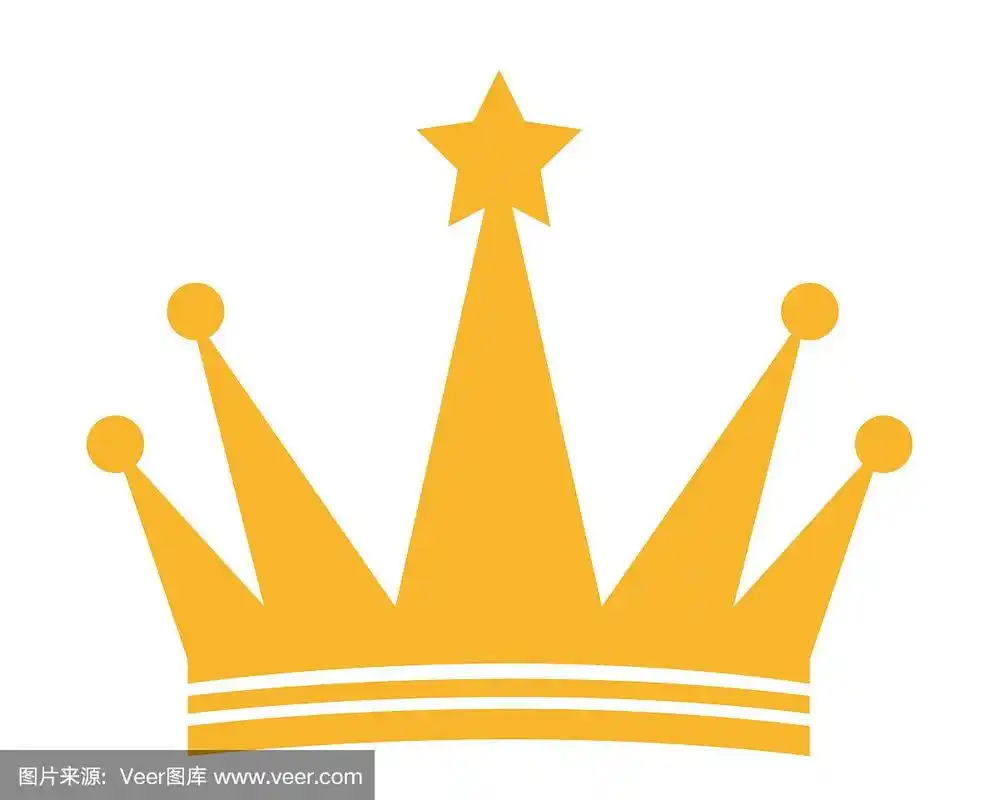 皇冠图标.皇冠奖颁给获奖者,冠军,领导.