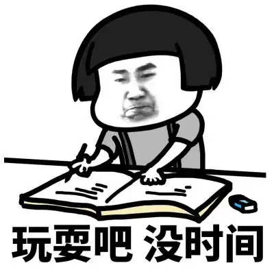 玩耍吧 没时间