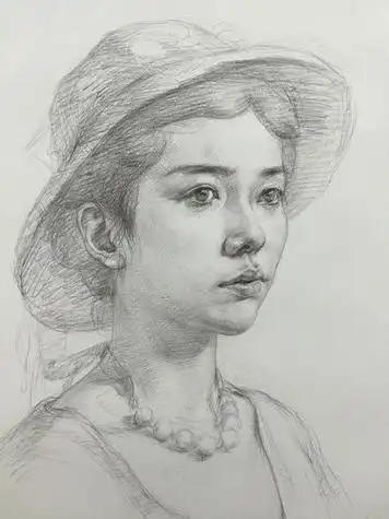 的五大要点素描班学员肖像作品《marksiwat》_素描_绘夫美术画室人物