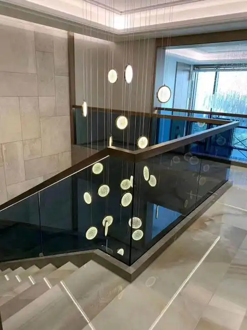 阳台无框玻璃扶手轨道地槽碳钢护栏卡槽栏杆楼梯玻璃预埋u型槽 预埋