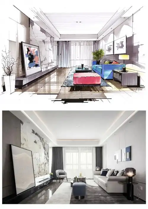 让空间更响亮#马克笔手绘  #空间设计  #室内设计手绘  #室内设计