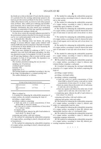 immersing in benzotriazole and zinc salt; oxidatio