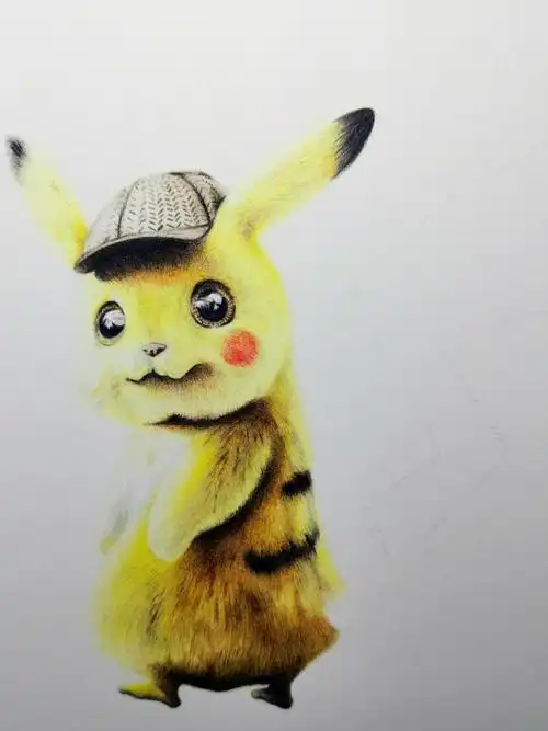 彩铅动物皮卡丘