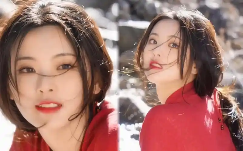 杨超越红衣造型 #一眼千年潮越古今