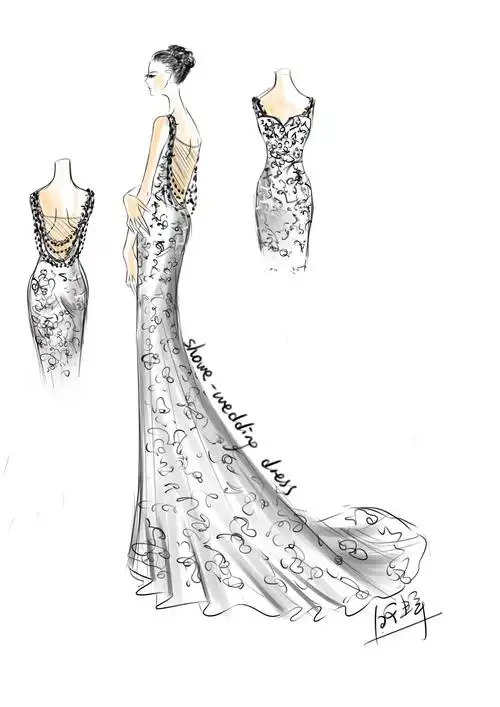 aceyqian的婚纱手稿