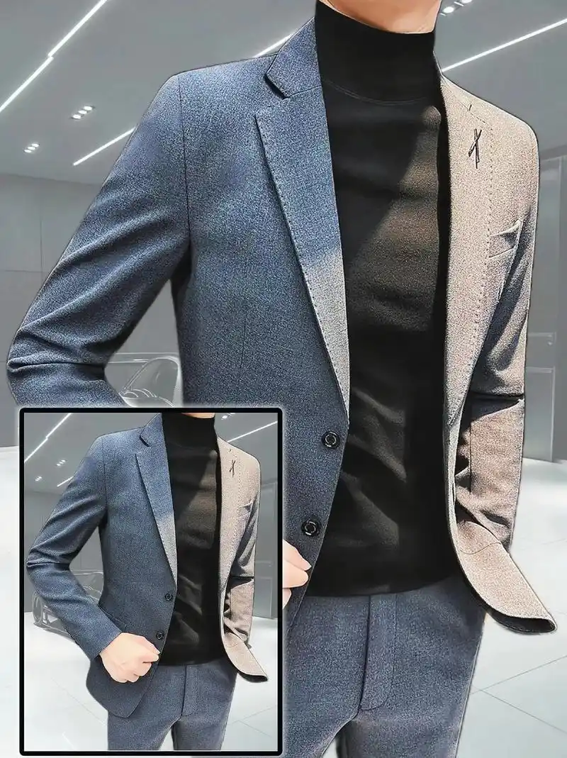 痞帅商务风～男士休闲西装的魅力