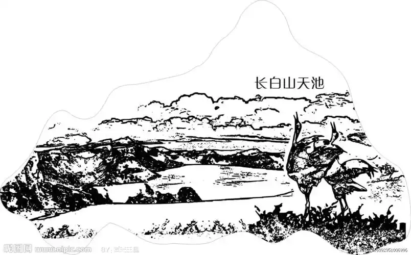 长白山天池图片