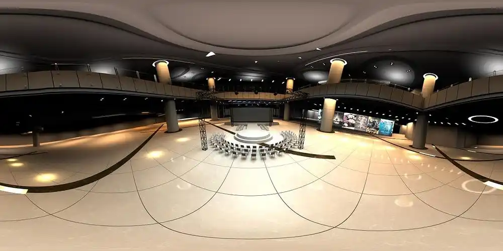 3d max建模商城活动舞台全景图练习