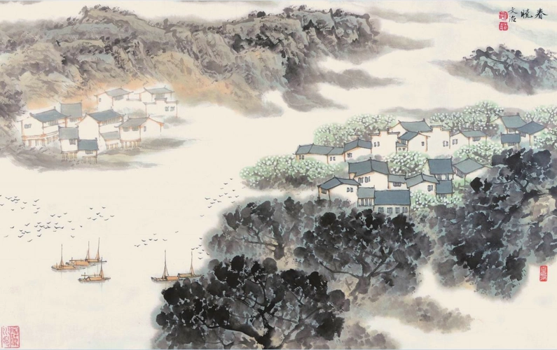 第十三章 中式Ⅴ 中式古典 住宅风景国画