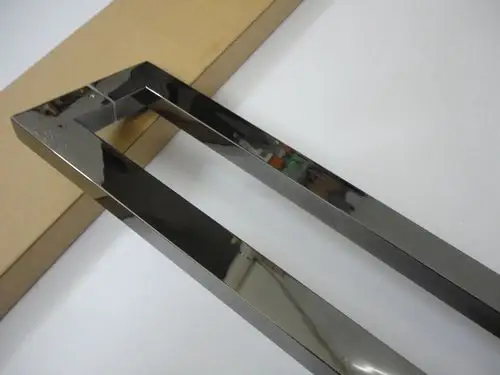 不锈钢黑钛金玻璃大门拉手现代酒店面推拉移门扶手欧式实木门拉手