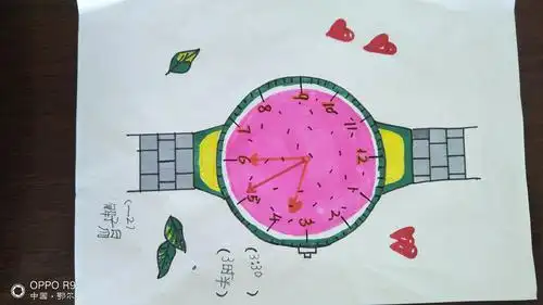 一(2)班钟表特色作业