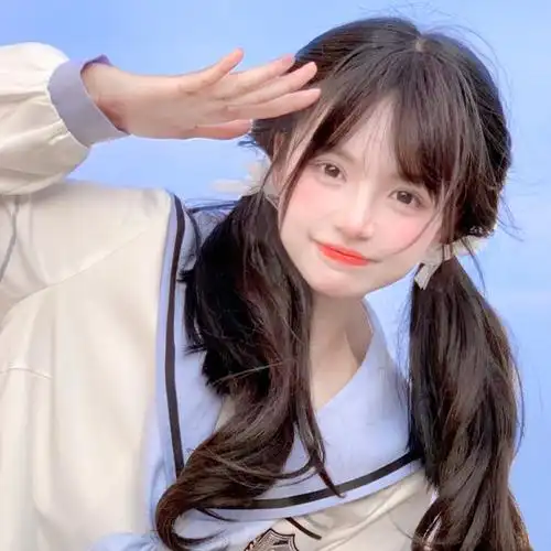 唯美女生头像可爱呆萌图片