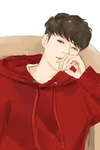 画师笔下的张艺兴活脱脱的二次元美男